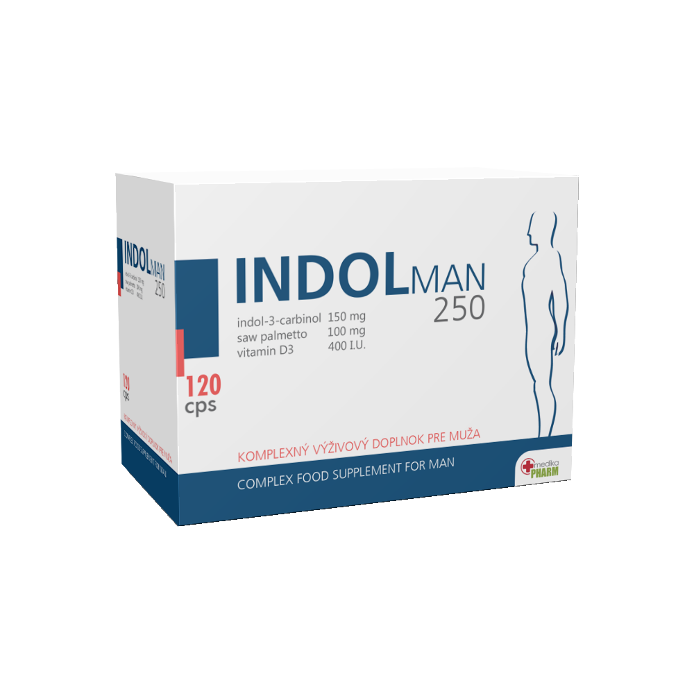 INDOL MAN 250 (120 kapsúl+120 kapsúl)